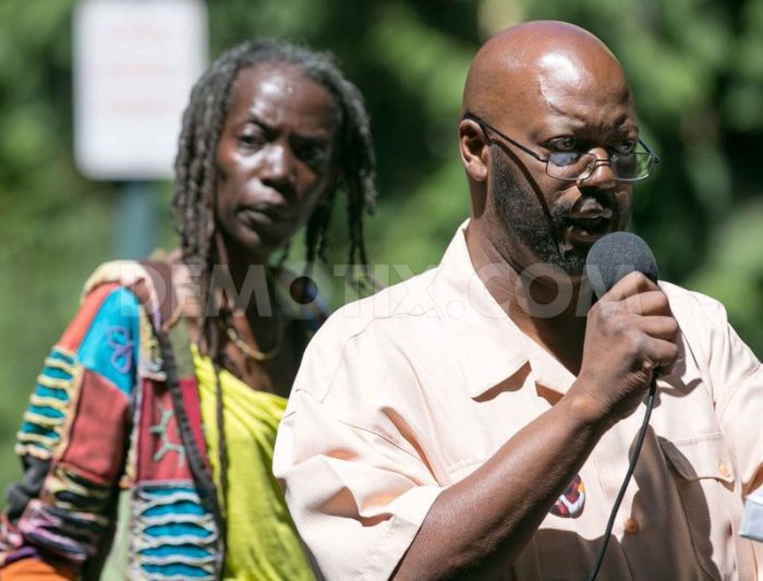 Image of Fred Bryant, speaking publicly