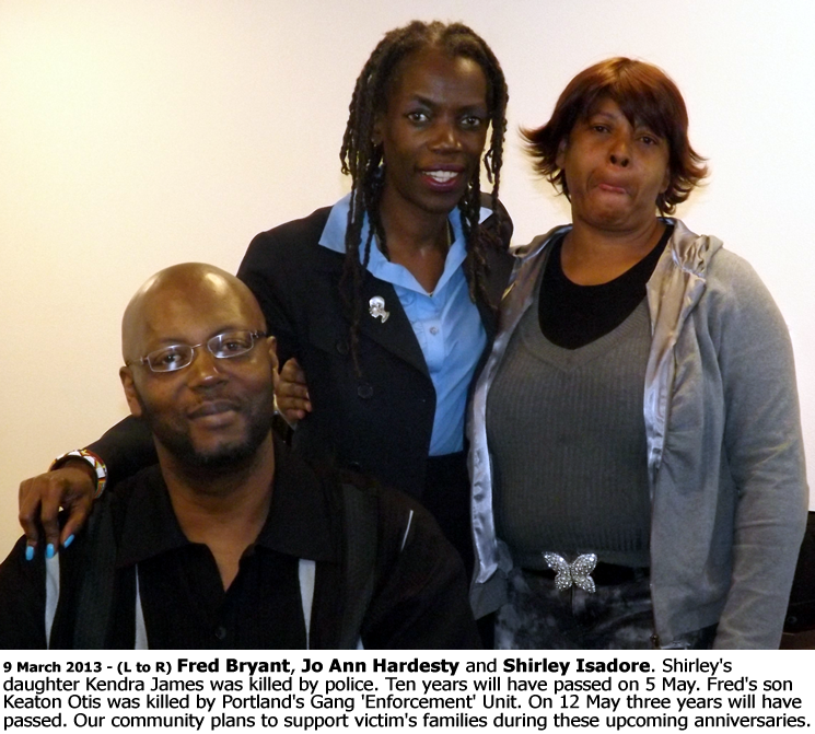 Image of Fred Bryant, Jo Ann Hardesty and Shirley Isadore.
