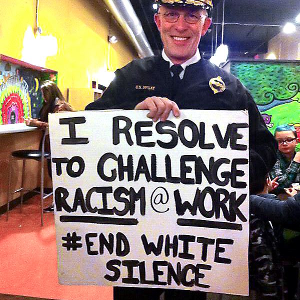 I resolve to challenge racism @ work #ENDWHITESILENCE